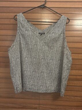 Eileen Fisher Bandhini Print Cotton Tank